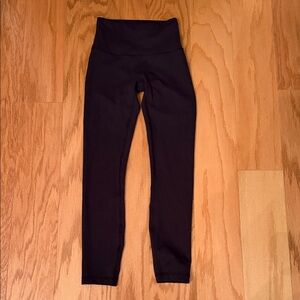 lululemon athletica Black Wunder Train Leggings 25”